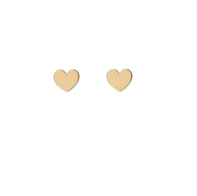 Mini Coquine Hearts Golden Earrings