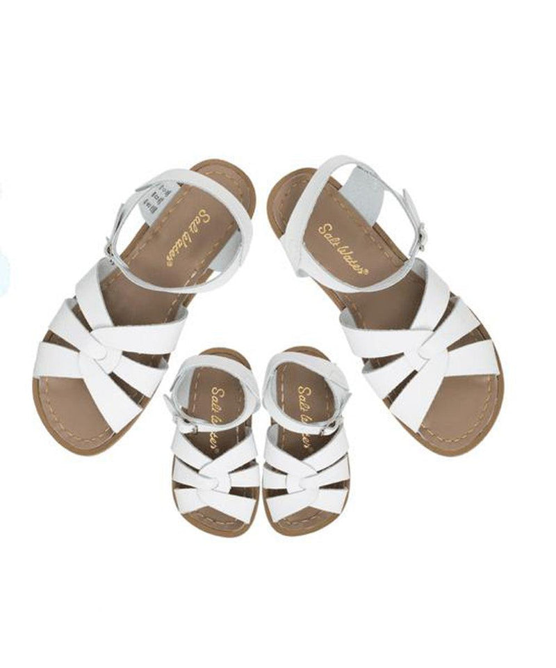 Salt-Water Sandals Original White Kids and Adults