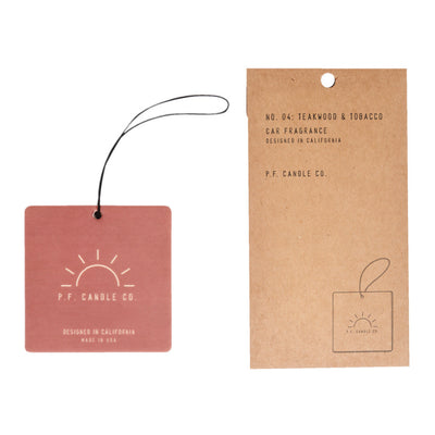 P.F. Candle Co Car Fragrance Teakwood & Tobacco