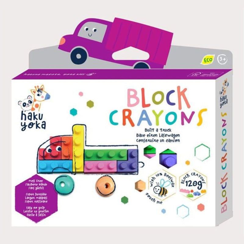Haku Yoka Block Crayons Truck