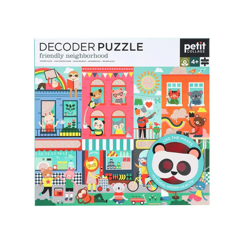 Petit Collage Dedoceer Puzzel Vriendelijke Buurt