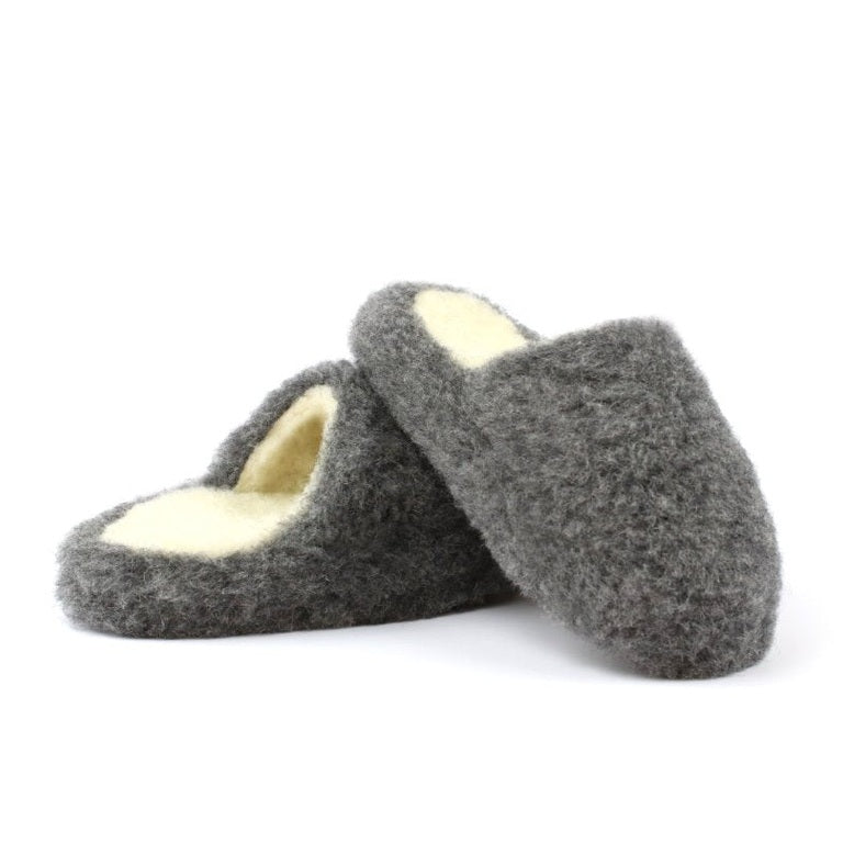 Yoko Wool Mule Light Graphite