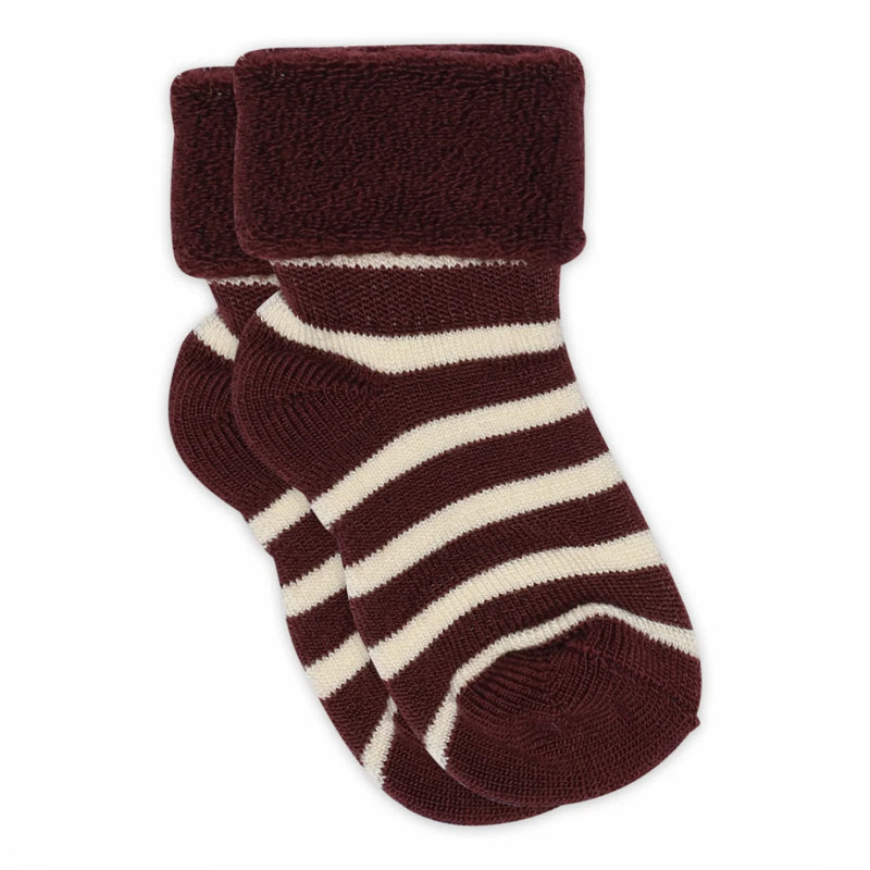 Mp Denmark Elis Baby Socks Wine Red 1451