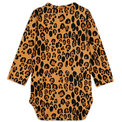 Mini Rodini Baby Basic Leopard Ls Body
