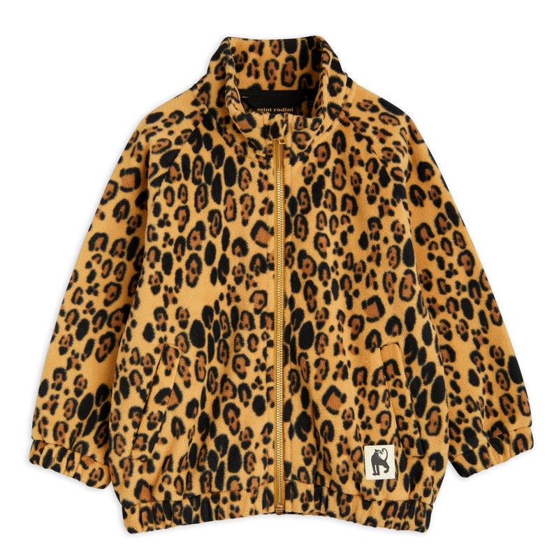 Mini Rodini Leopard Fleece Jacket