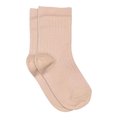 Mp Denmark Cotton Rib Socks Rose Dust 853