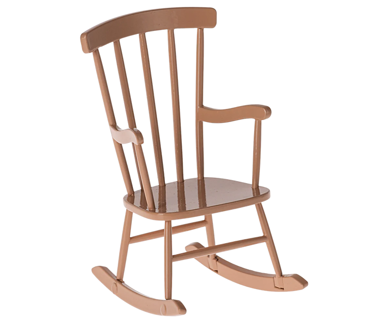 Maileg Rocking Chair, Mouse Dark Powder