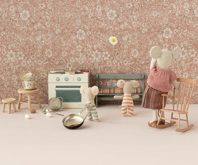 Maileg Rocking Chair, Mouse Dark Powder