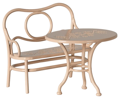Maileg Café Set Mouse Big Pale Pink