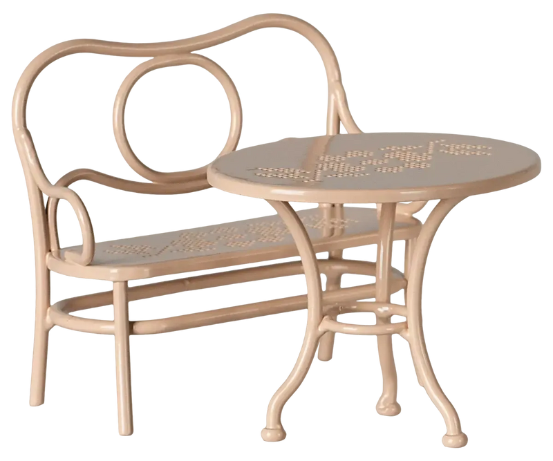 Maileg Café Set Mouse Big Pale Pink