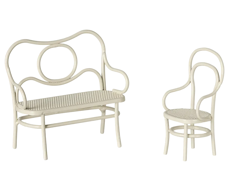 Maileg Café Set Mouse Small Off White