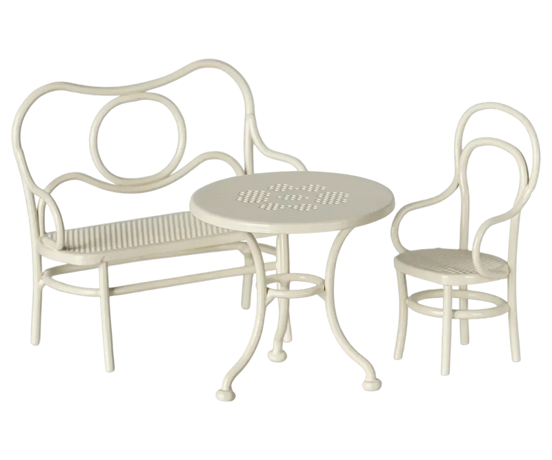 Maileg Café Set Mouse Small Off White