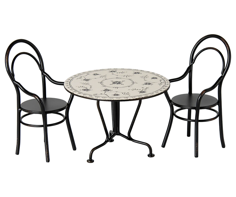 Maileg Dining Table Set W. Chairs Miniature