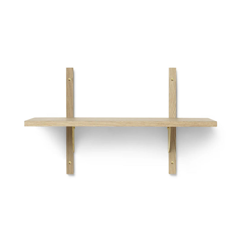 Ferm Living Sector Shelf S/N Oak - Brass