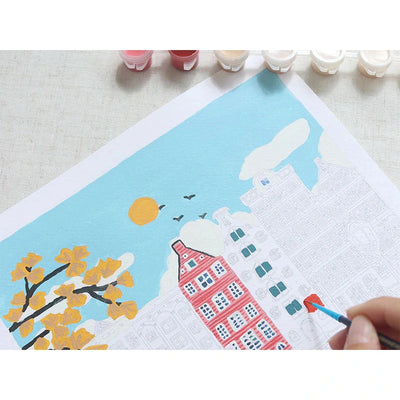 La petite Epicerie Paint By Number Kit - Amsterdam