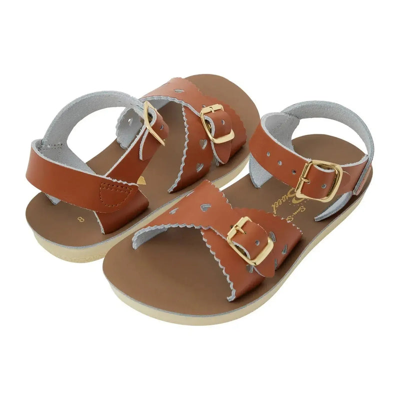Salt-Water Sandals Kids Sweetheart Child Tan