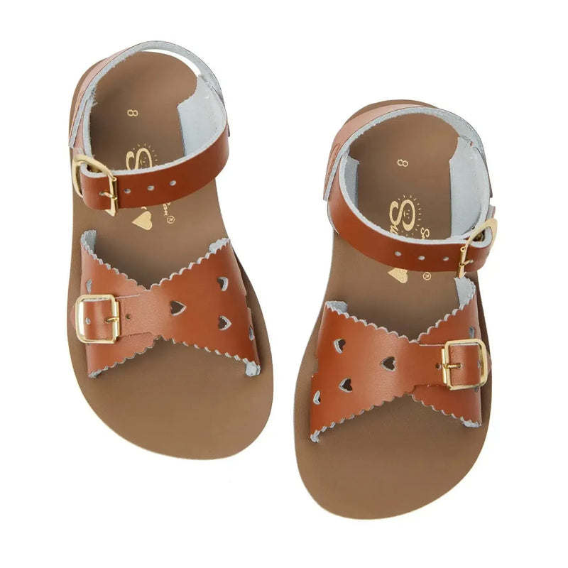 Salt-Water Sandals Kids Sweetheart Child Tan
