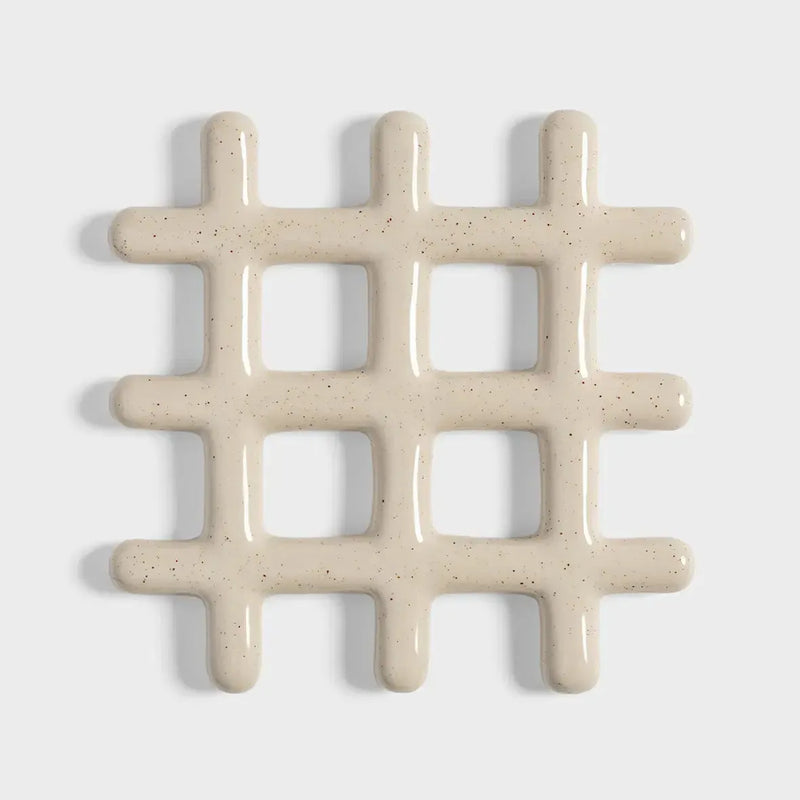 &Klevering Trivet Grid Speckle