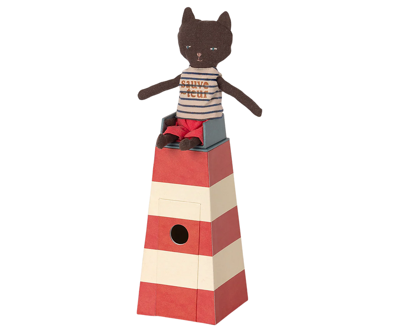 Maileg Sauveteur Tower With Cat
