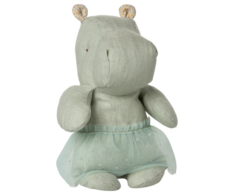 Maileg Hippo With Skirt Small Mint