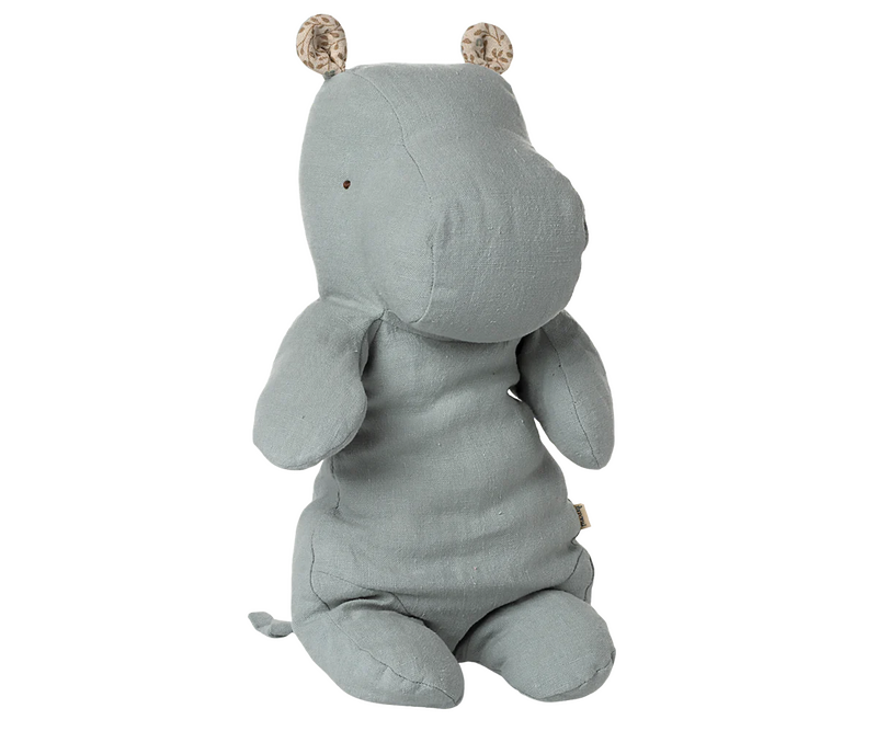 Maileg Safari Friends Hippo Medium Blue Grey