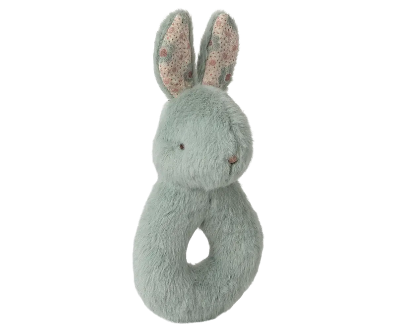 Maileg Rabbit Rattle Set Mint