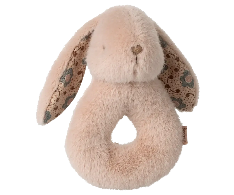 Maileg Rabbit Rattle Set Powder