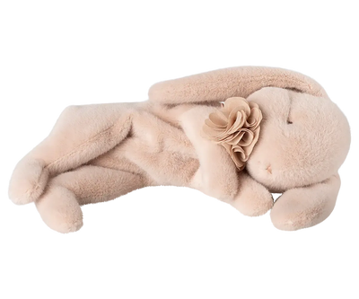 Maileg Sleeping Bunny Plush Small Powder