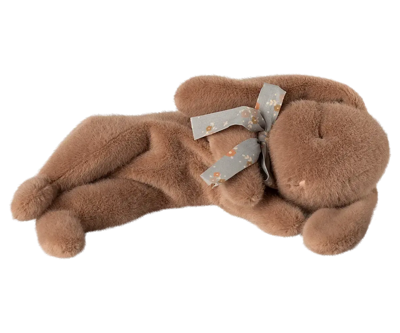 Maileg Sleeping Bunny Plush Small Soft Brown