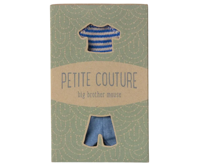 Maileg Knitted Sweater And Pants Big Brother Mouse