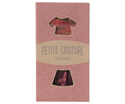 Maileg Skirt And Knitted Blouse, Mum Mouse