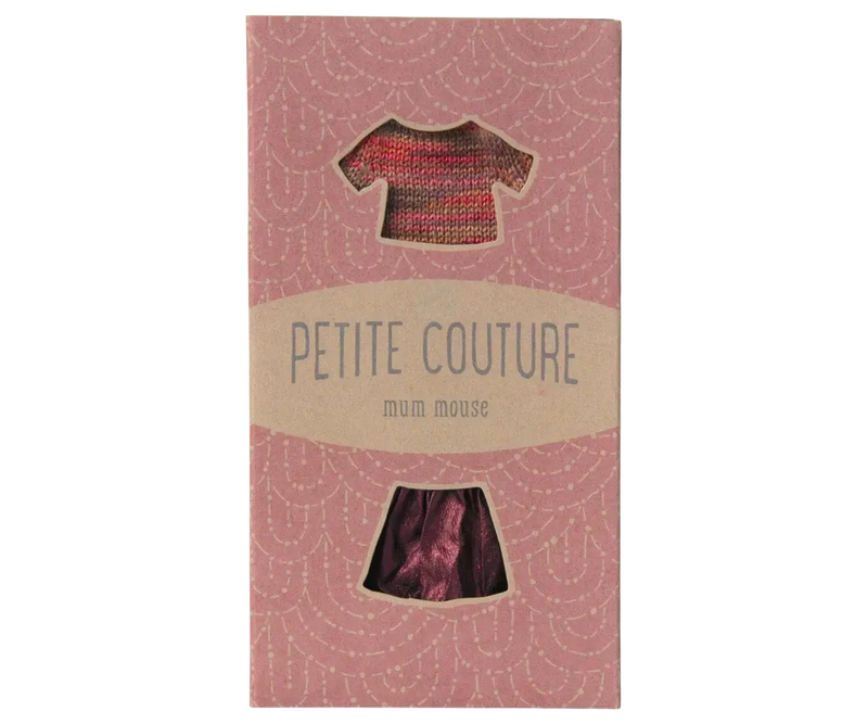 Maileg Skirt And Knitted Blouse, Mum Mouse