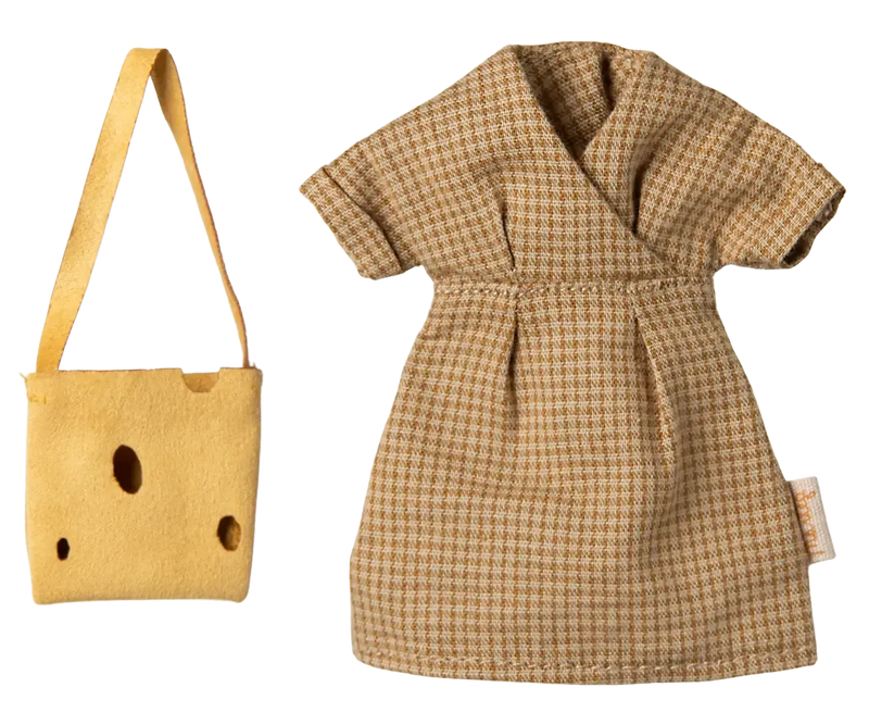Maileg Dress And Bag Mum Mouse