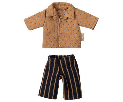 Maileg Shirt And Striped Pants Dad Mouse