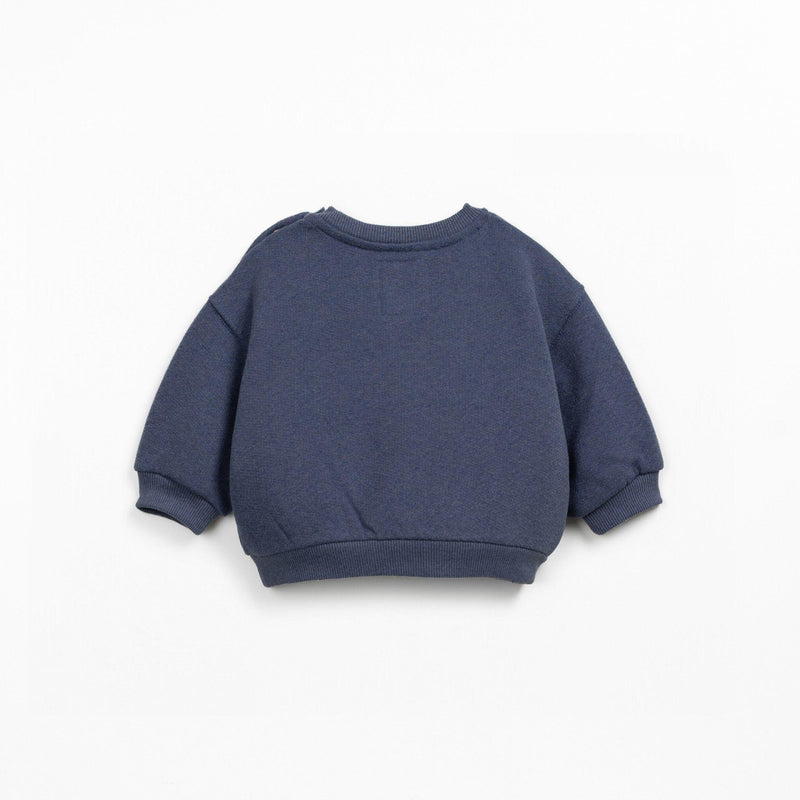 Play Up Baby Fleece Sweater Mirtilo