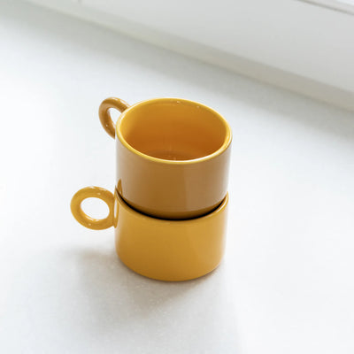 &Klevering Mug Chiquito Ocher (Set Of 2)