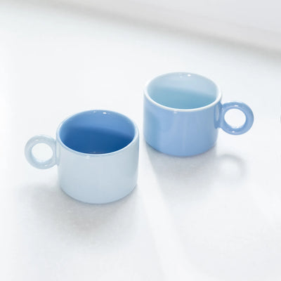 &Klevering Mug Chiquito Blue (Set Of 2)