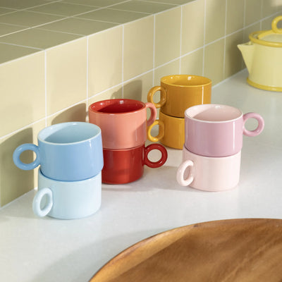 &Klevering Mug Chiquito Blue (Set Of 2)