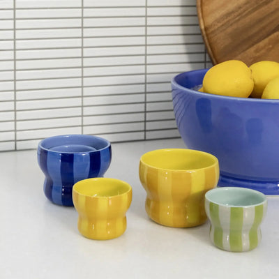 &Klevering Mug Circus Large Yellow Set Of 2