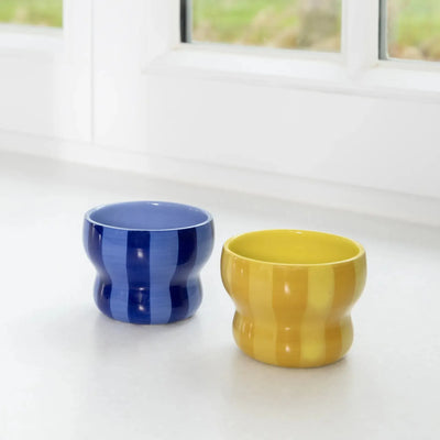 &Klevering Mug Circus Large Blue Set Of 2