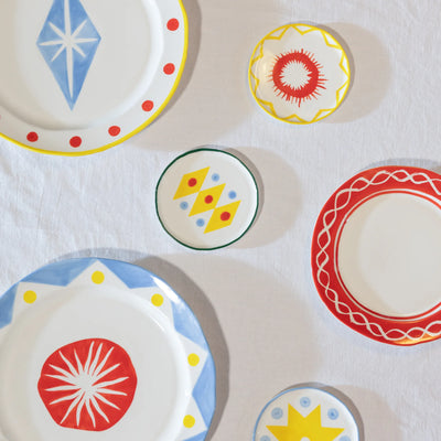 &Klevering Plate Festivo Small Set Of 4