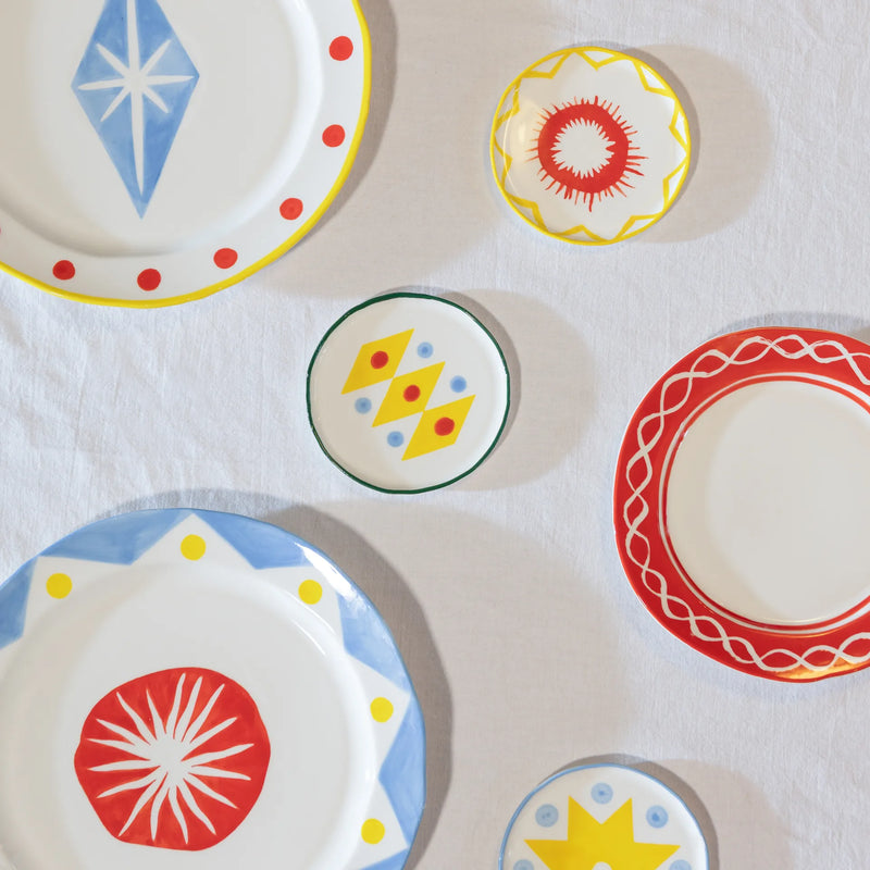 &Klevering Plate Festivo Small Set Of 4