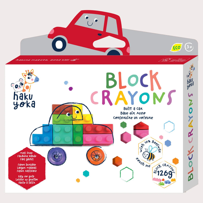 Haku Yoka Block Crayons Car