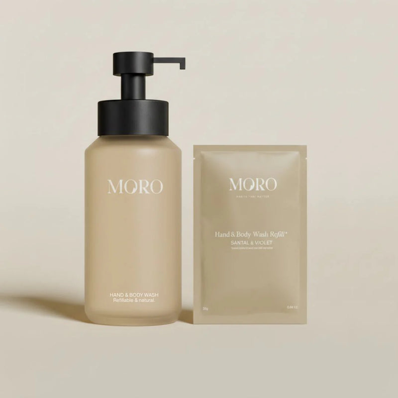 Moro Hand & Body Wash Starter Kit Santal Violet