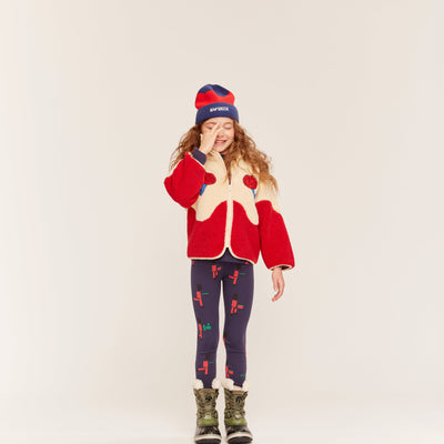 Wynken Dancing Dahlia Jacket Red/Ecru