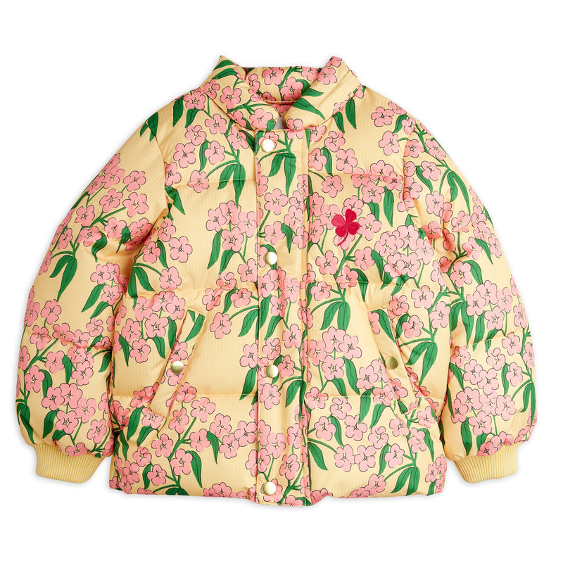Mini Rodini Alpine Flowers Top Hooded Puffer
