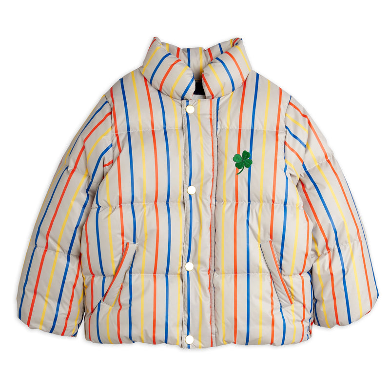 Mini Rodini Clover Emb Stripe Citypuffer