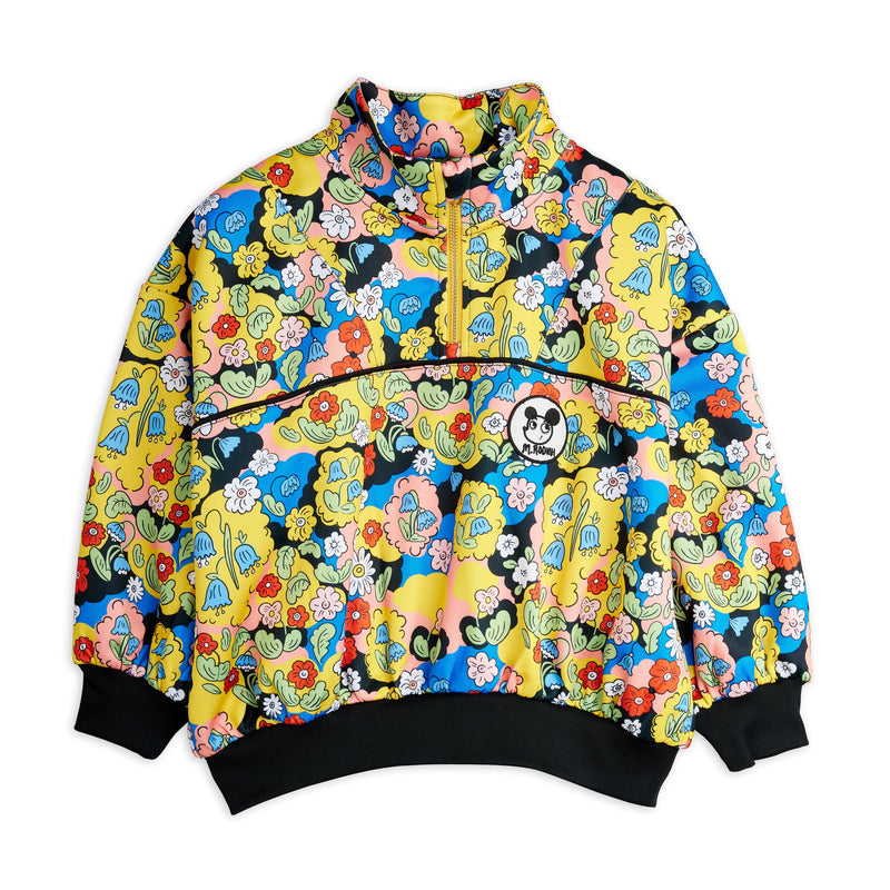 Mini Rodini Ritzratz Patch Half Zip Sweatshirt