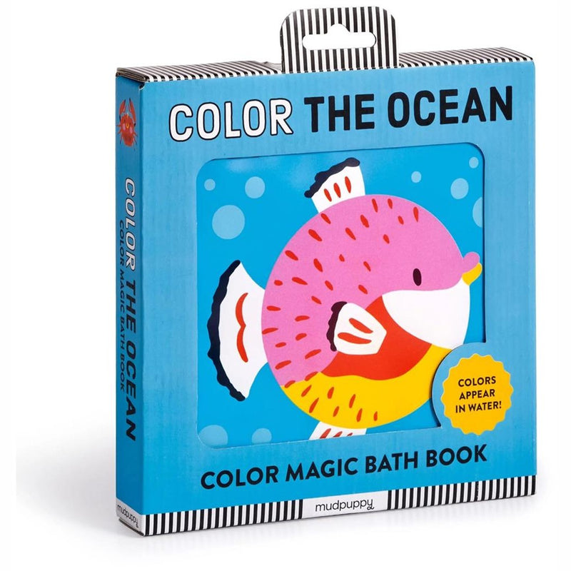 Mudpuppy Bath Book Color The Ocean