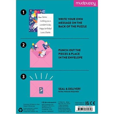 Mudpuppy Unicorn Birthday Card